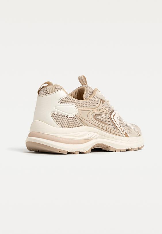 kontrast parcal spor ayakkab