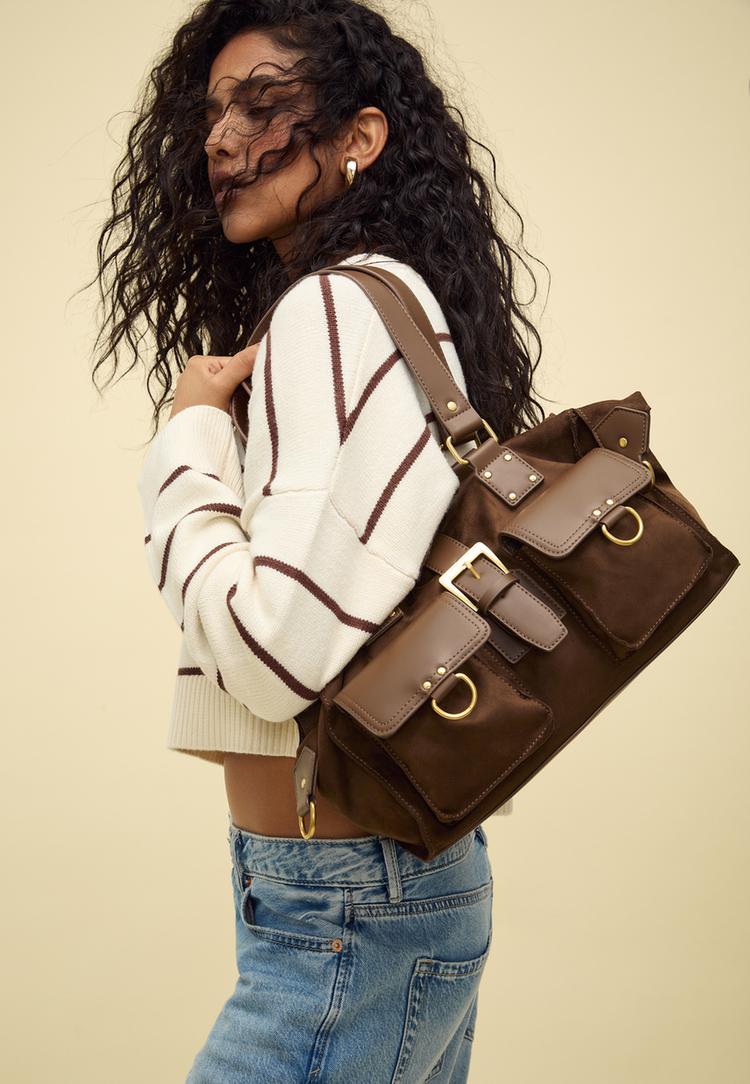 sac bandouliere a poches