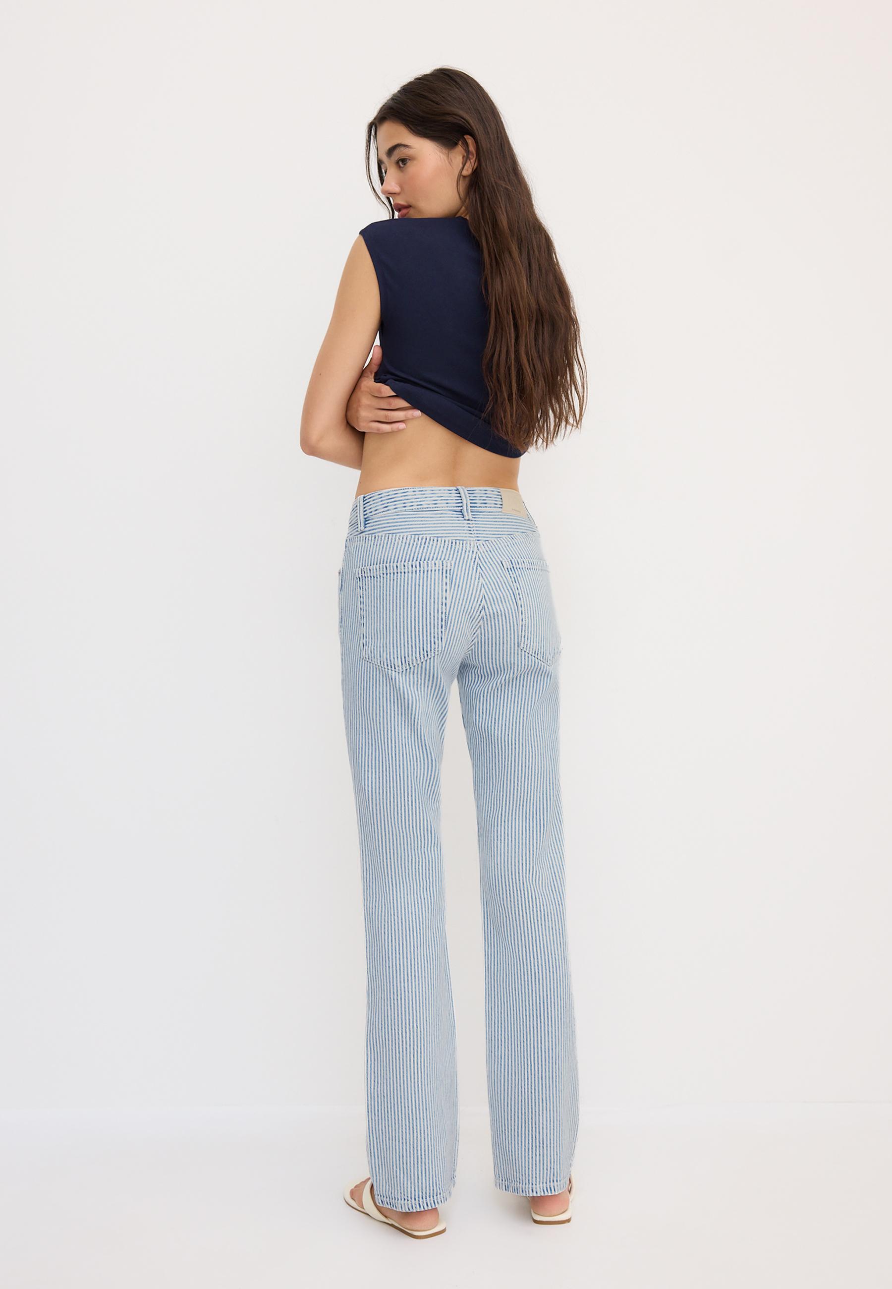 D98 Straight fit Kot Pantolon - Görsel 5