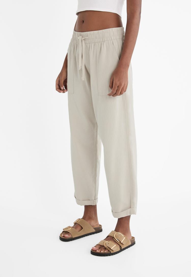 pantalon fluido sarga