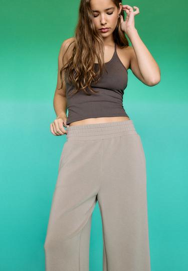 Soft-touch culottes — Beige 3