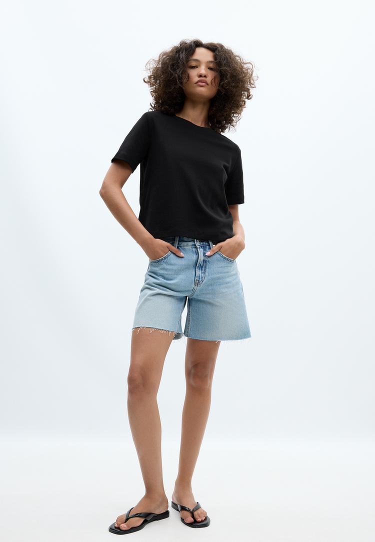 2pack basic regular fit tshirts met korte mouw