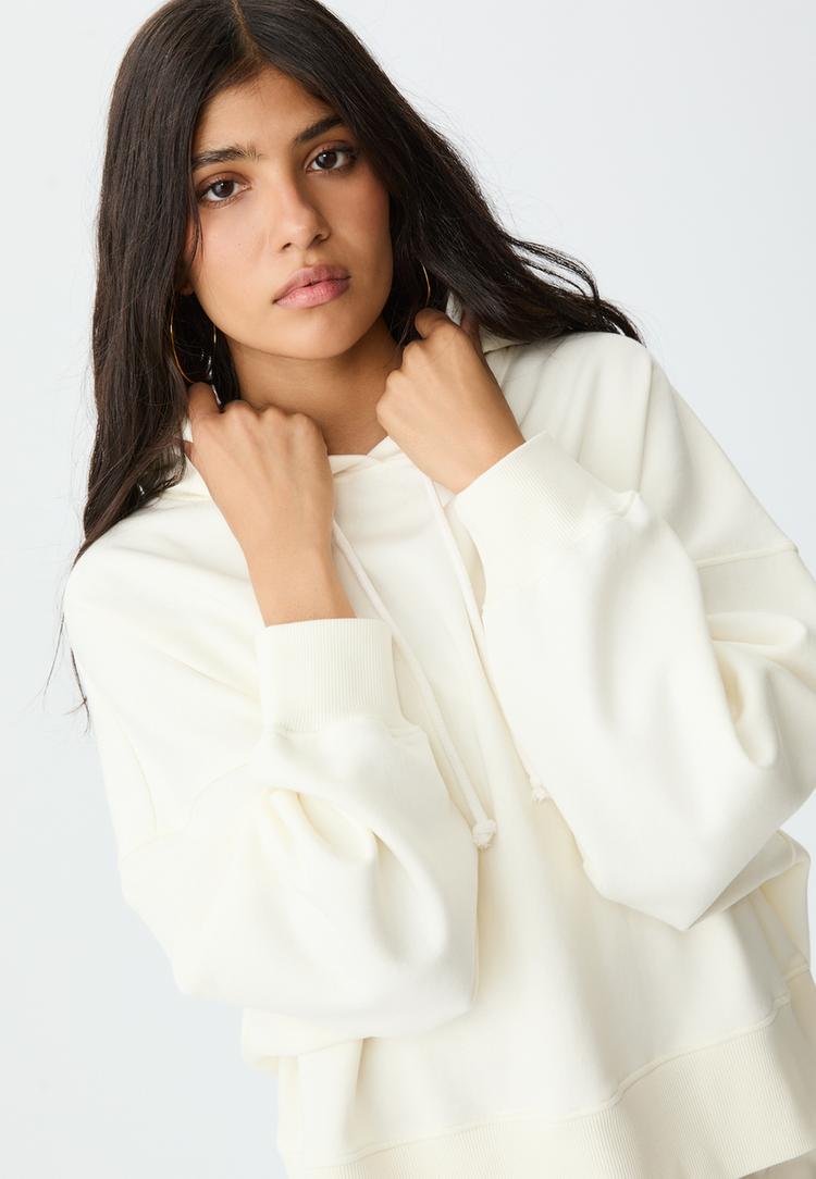 sweater met capuchon en luipaardster