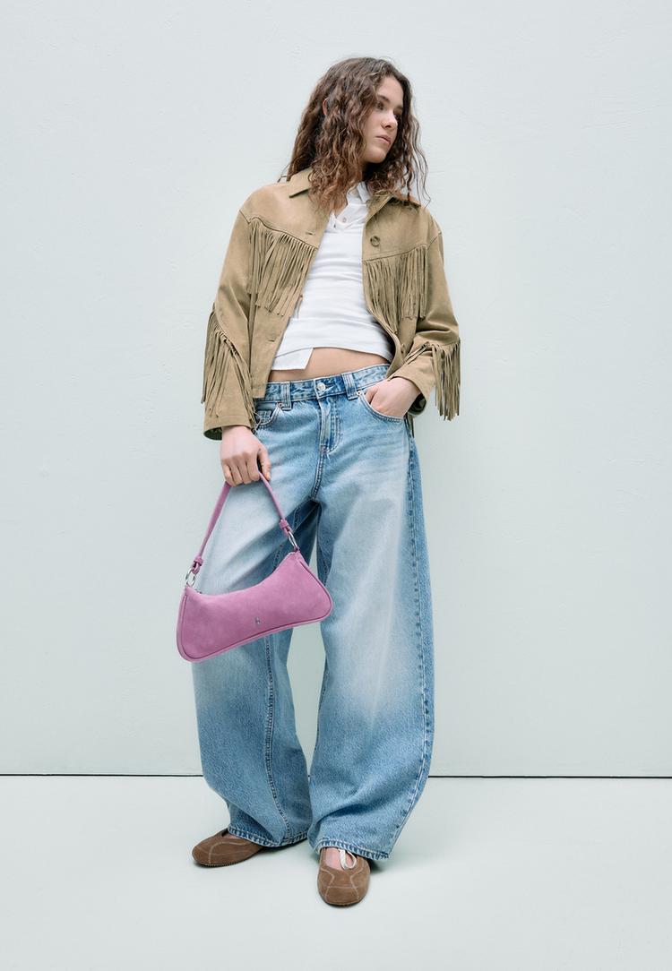 Яке Със 100% Кожени Ресни