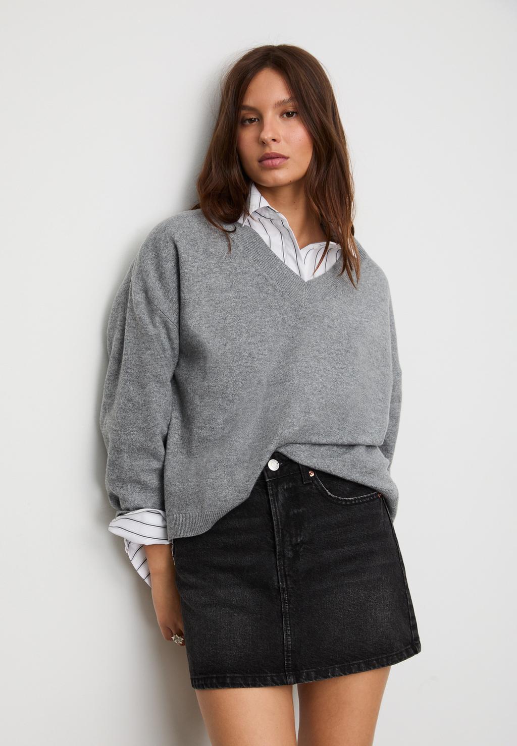 Maison Margiela Jupe mi-longue En Jean à Fronces | Blanc | FR Maison Margiela Jupe mi-longue En Jean à Fronces | Blanc | FR