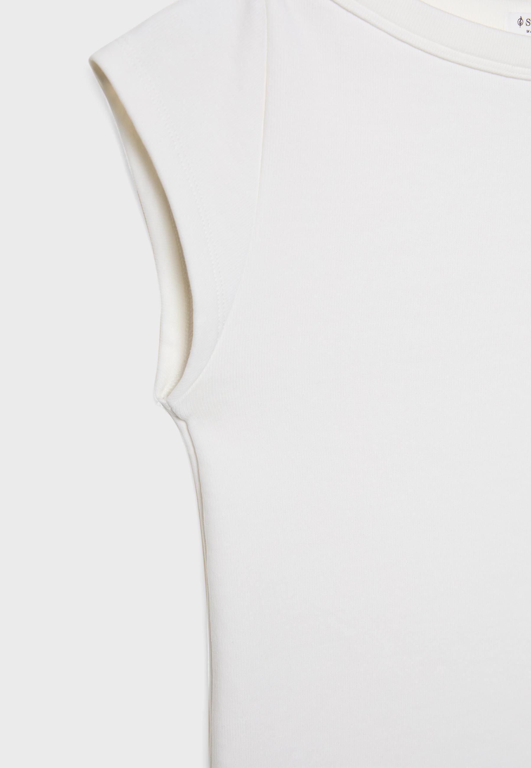 Basic boat neck T-shirt — Ecru