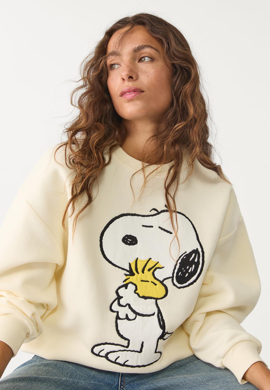Ropa Deportiva Sudadera De Snoopy Mujer Vestido Sudadera Snoopy
