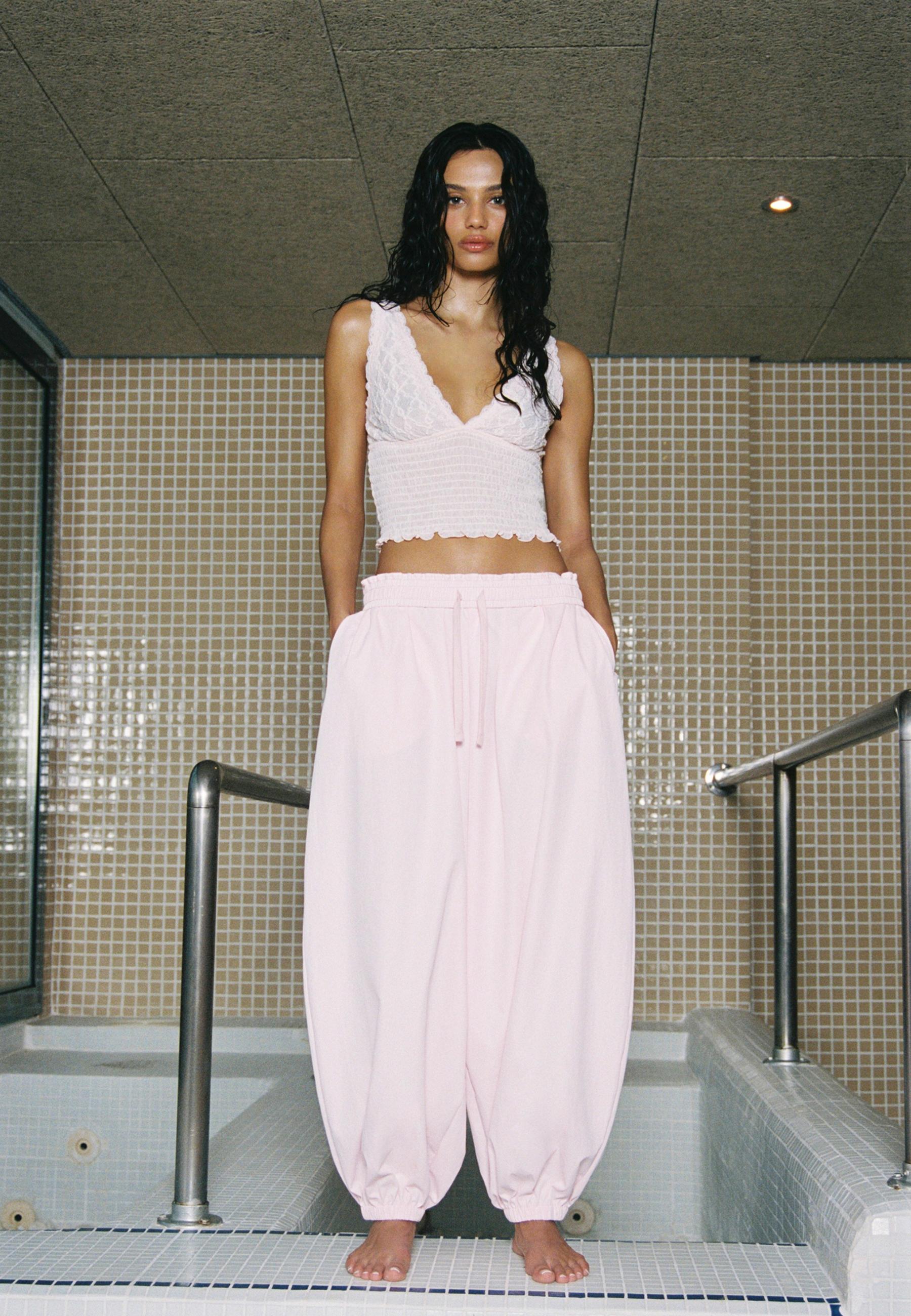 Teknik balon paraşüt pantolon