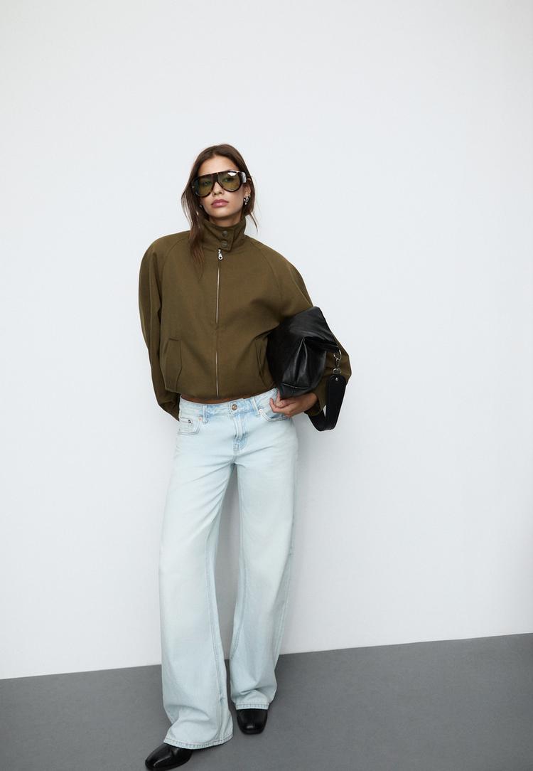 d91 jeans a vita bassa e gamba larga