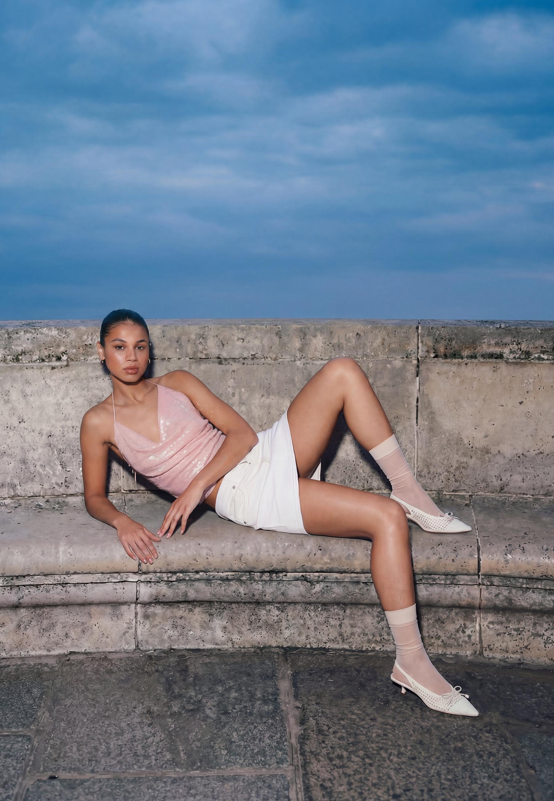 Pullu halter top - Görsel 2