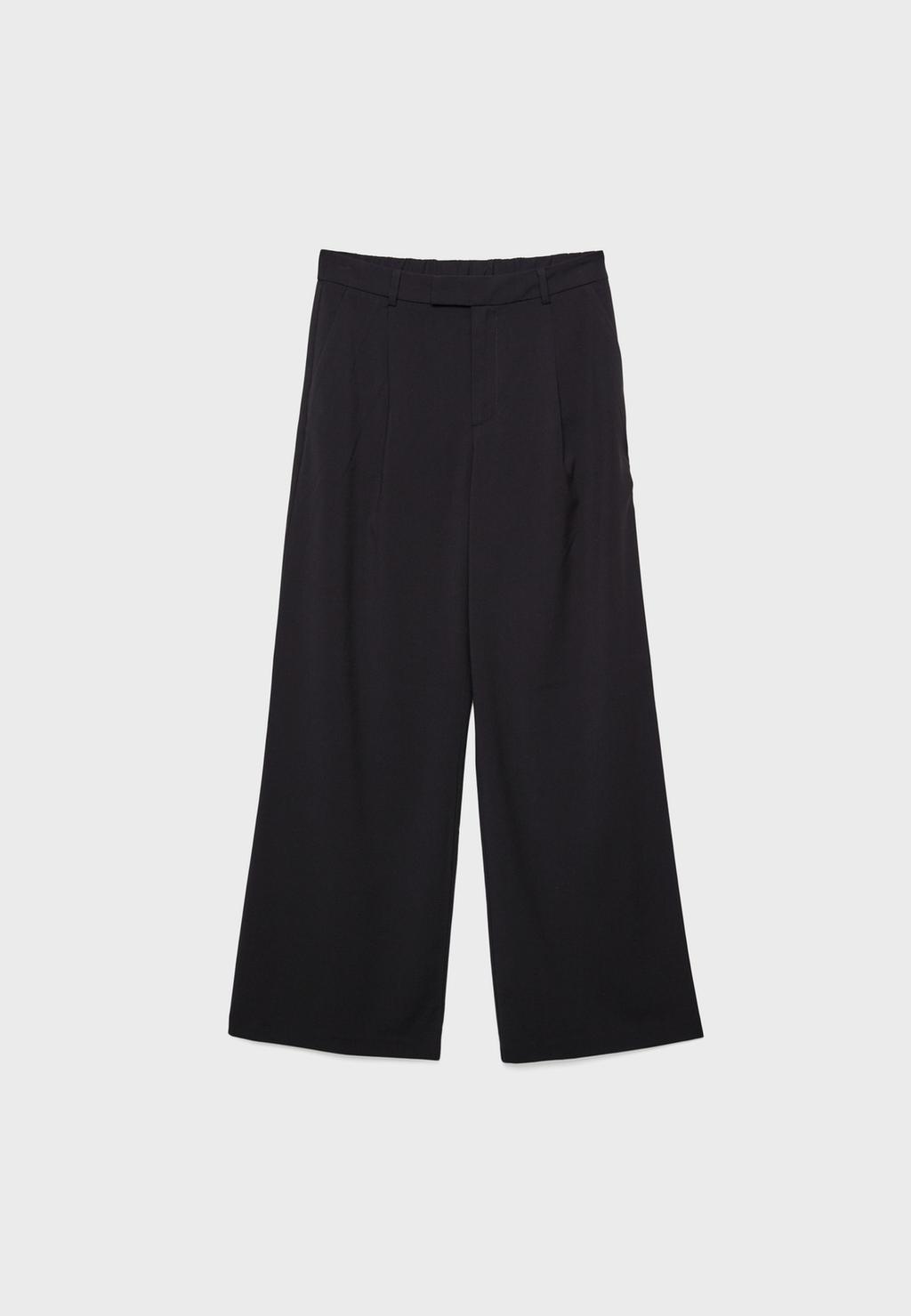 Pantalon de ville wide leg