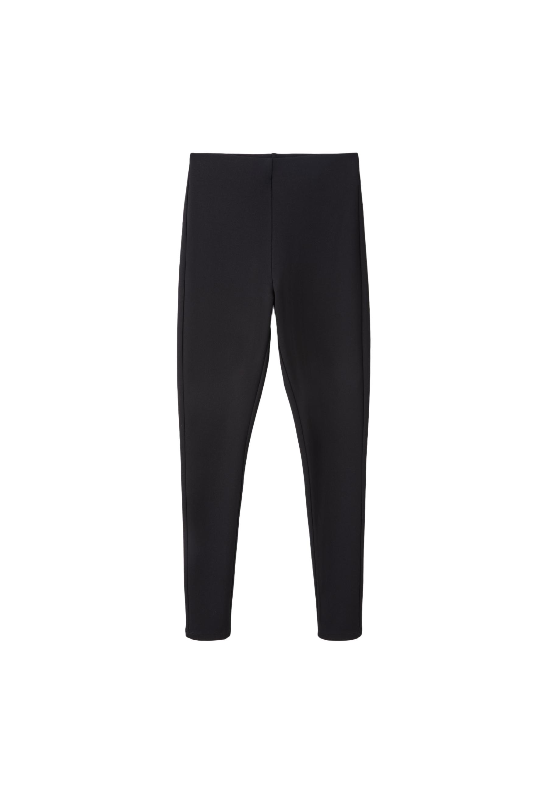 Knit leggings — Black