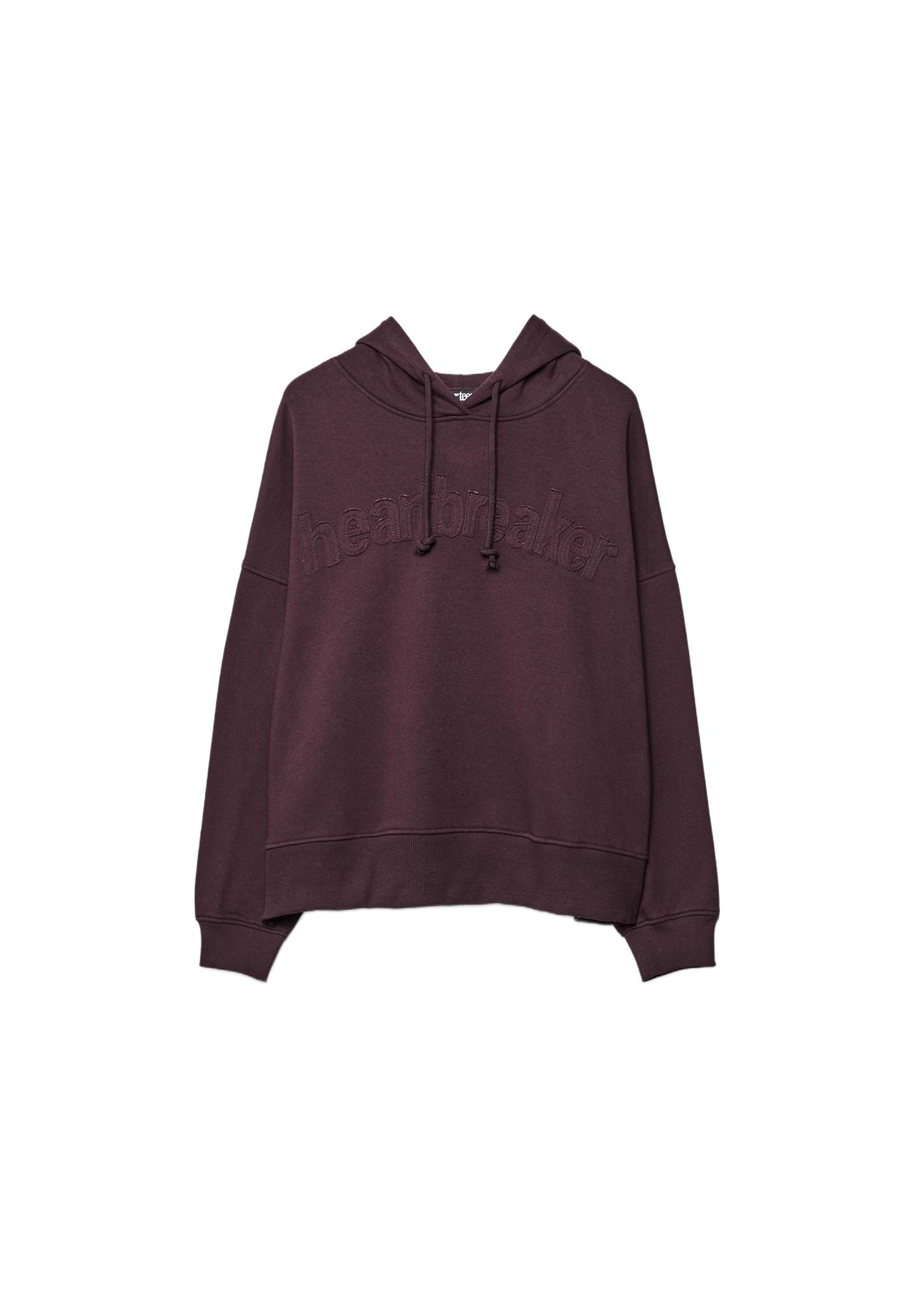 İşlemeli kapüşonlu sweatshirt - Görsel 10