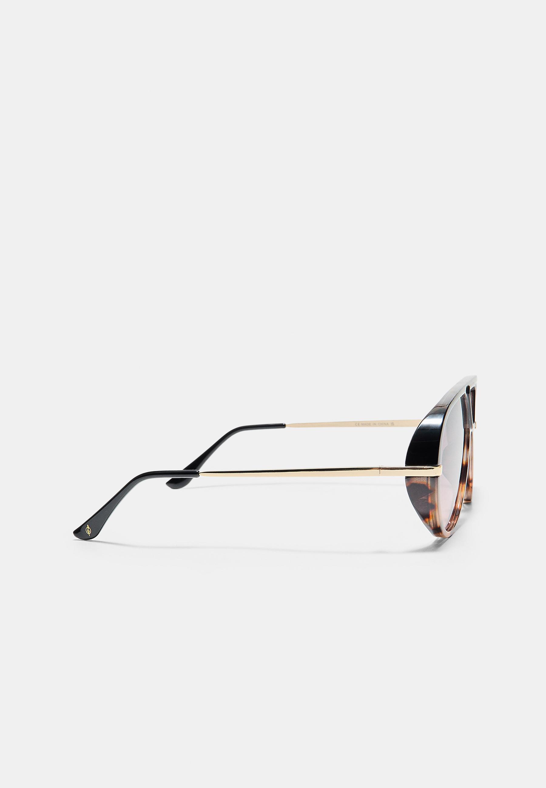 Combi aviator sunglasses — Brown