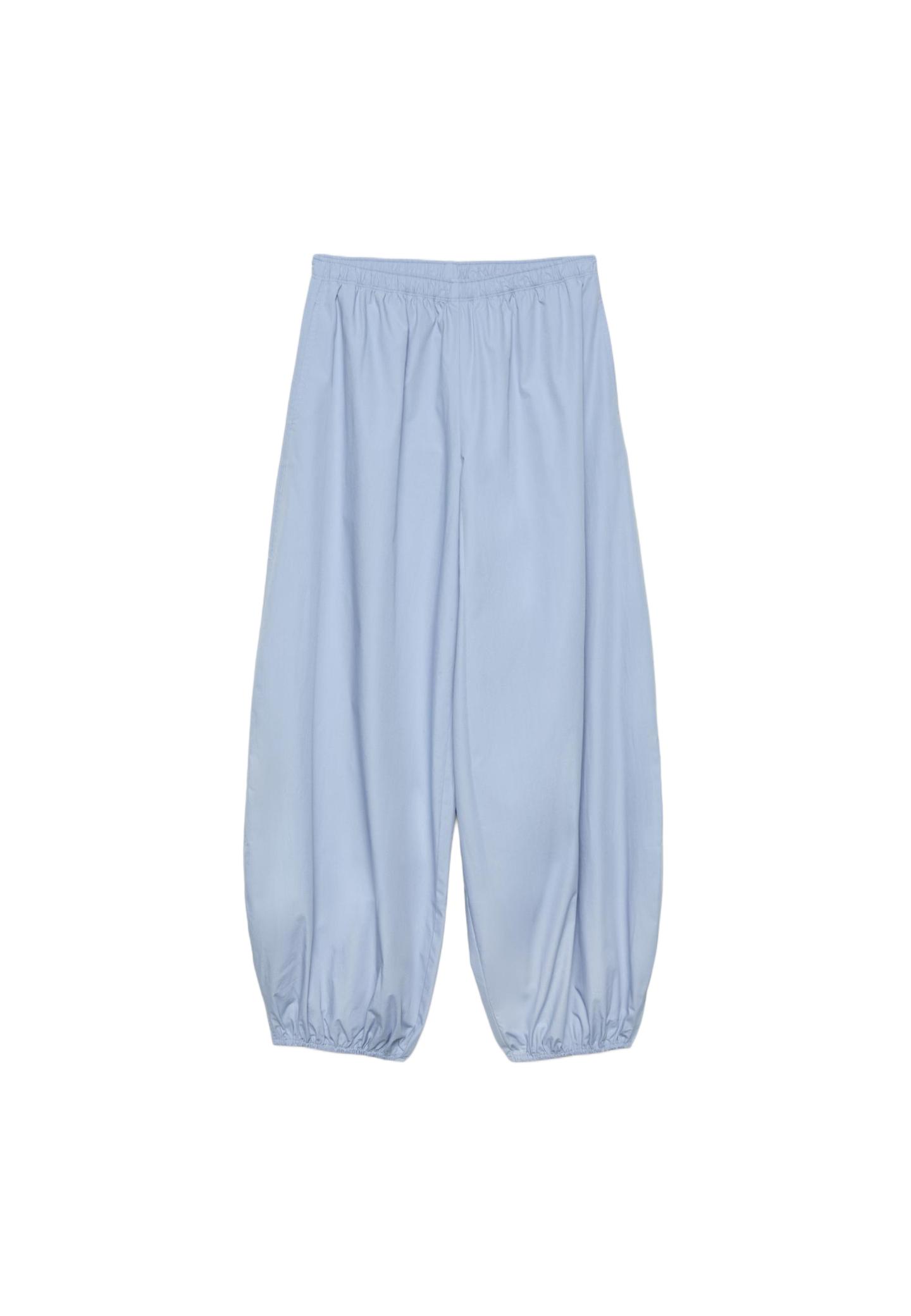 Hacimli poplin pantolon - Görsel 11