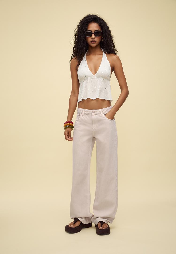 d91 jean low wide leg serge