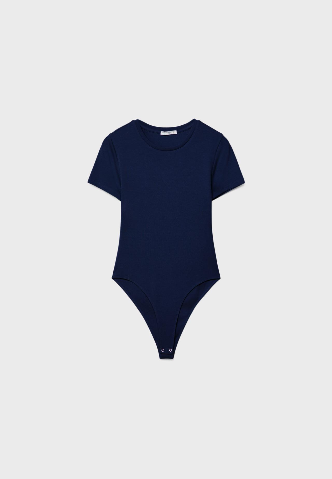 Body sans coutures col rond