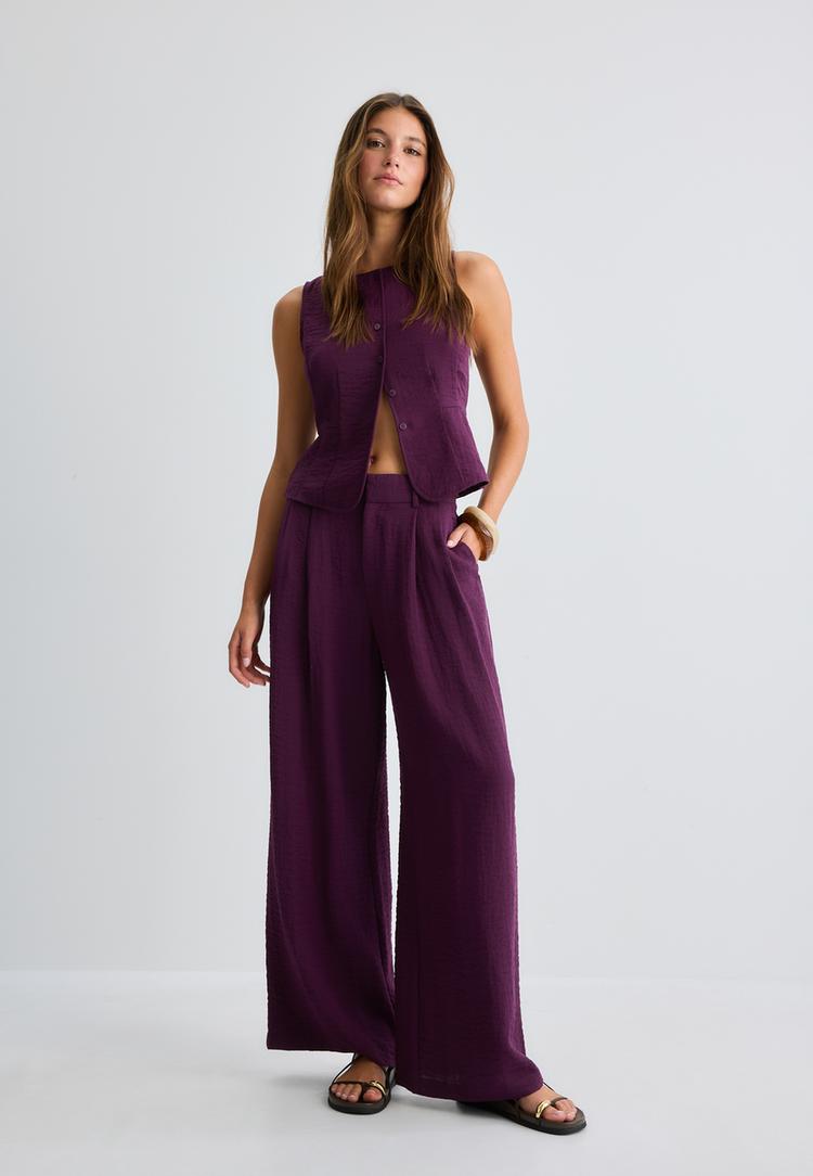 Stradivarius Vesta S Knoflíky Purple L