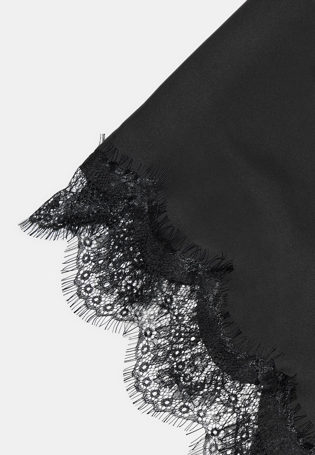 Lace pareo — Black