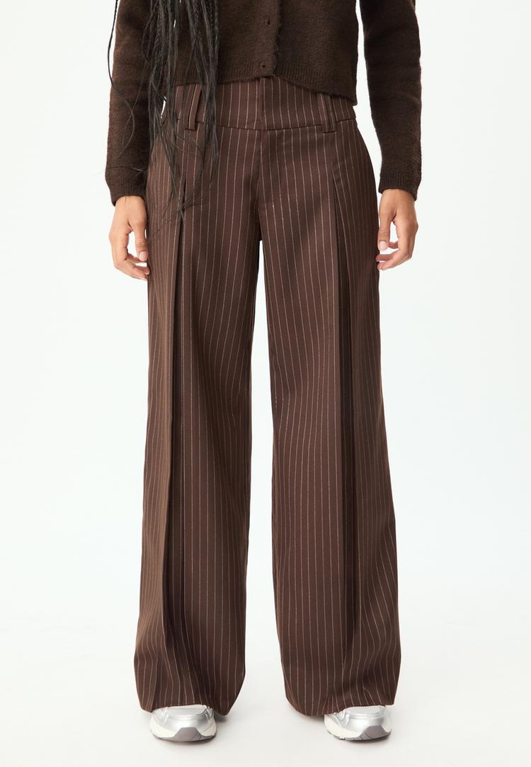 pantalon vestir cinturilla rayas