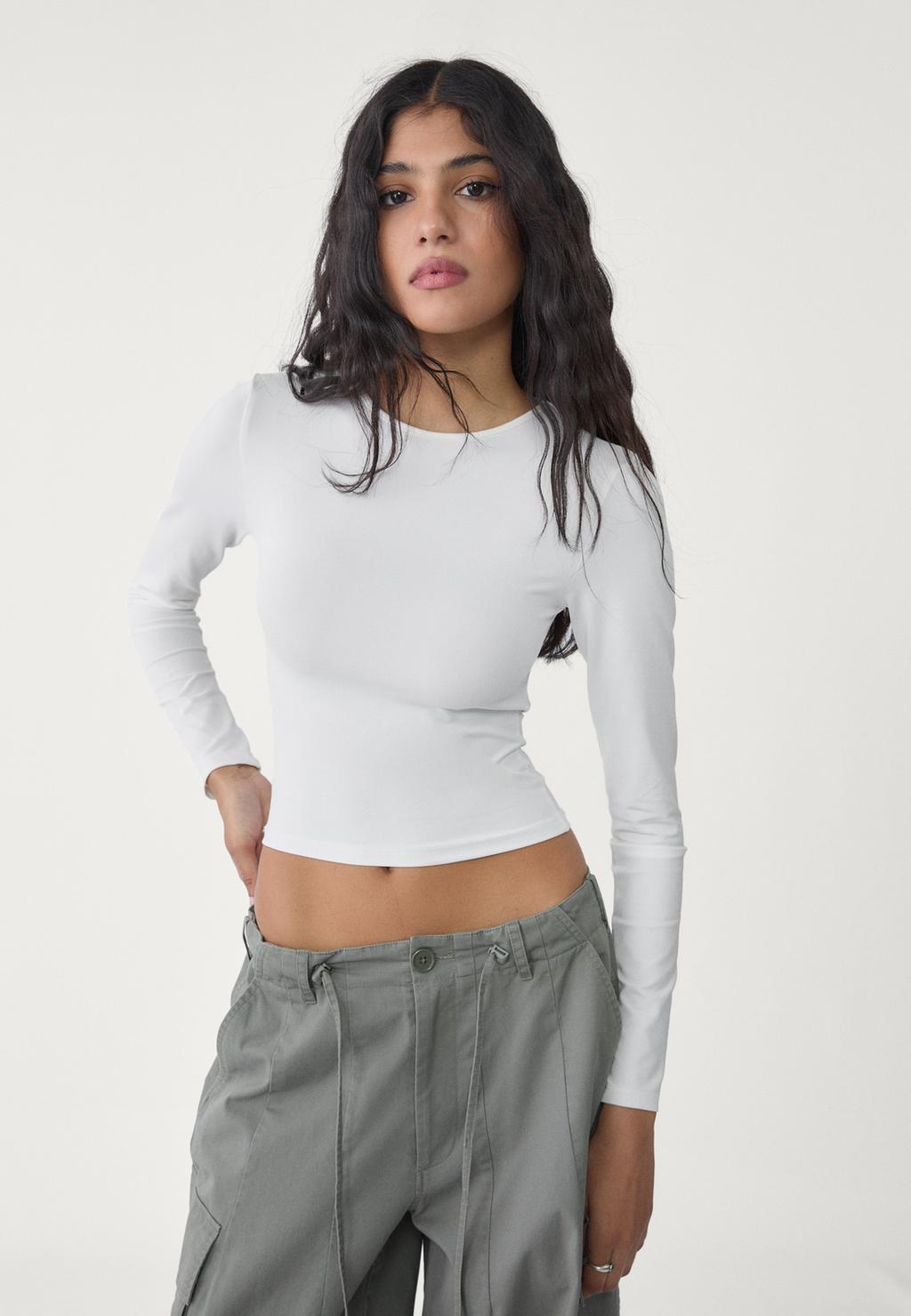 Oversize cropped T-shirt