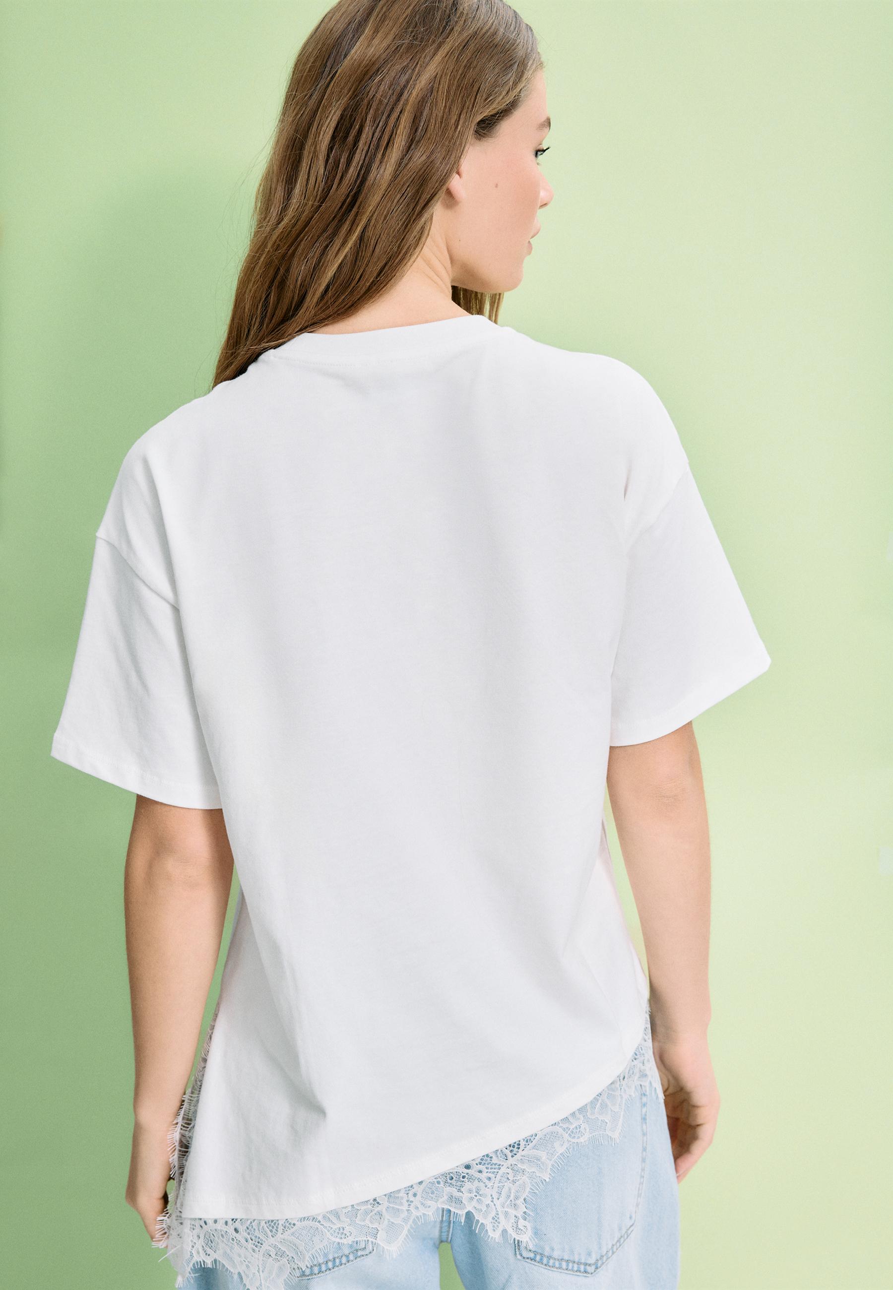 Bugs Bunny lace T-shirt — Vanilla