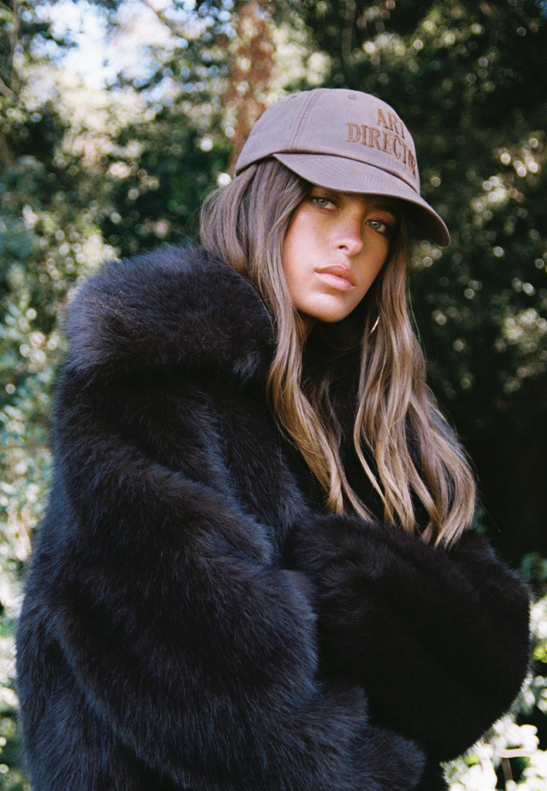 ジャケット・アウター treat urself Fluffy fur jacket Treat Ürself Autumn/Winter collection 2023 ▫Bunny curly fur coat