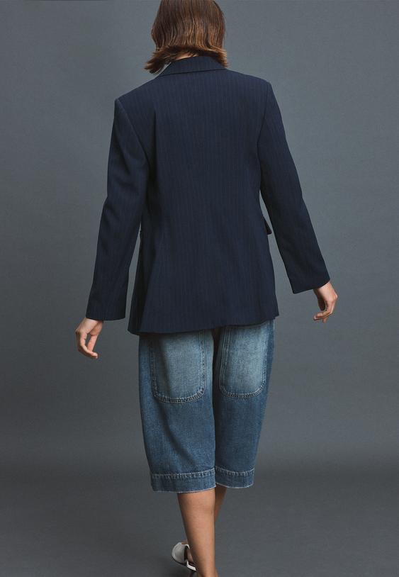 getailleerde blazer met strepen