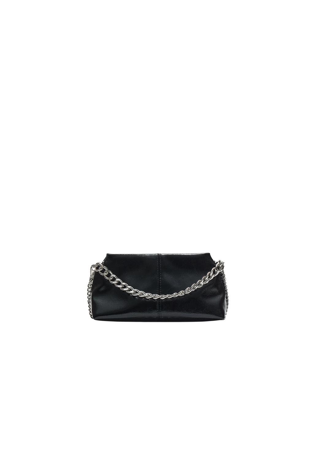Sac bandoulière anse fausse fourrure