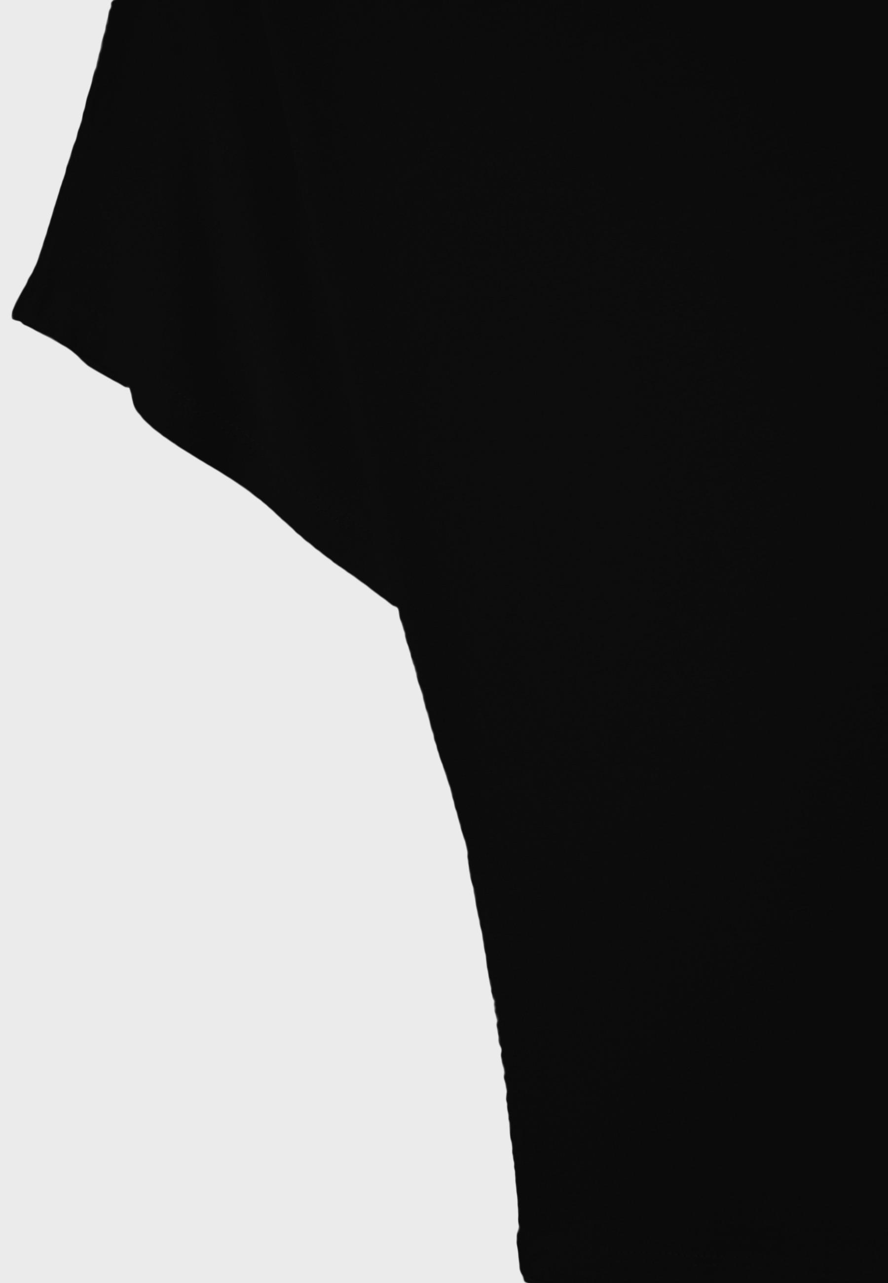 Short sleeve boat neck T-shirt — Black