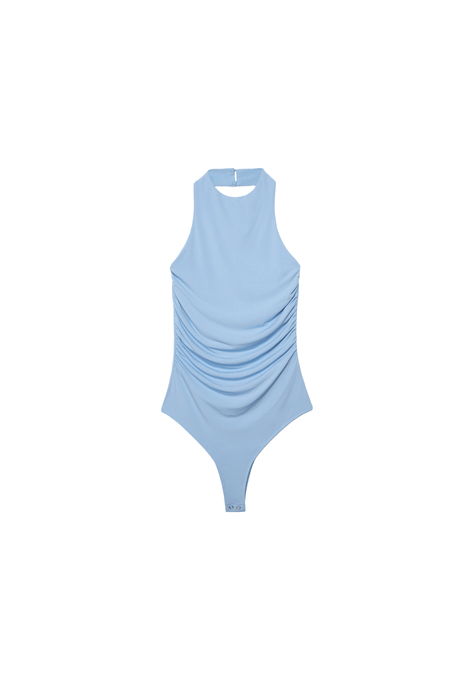 Halterneck bodysuit — Sky blue