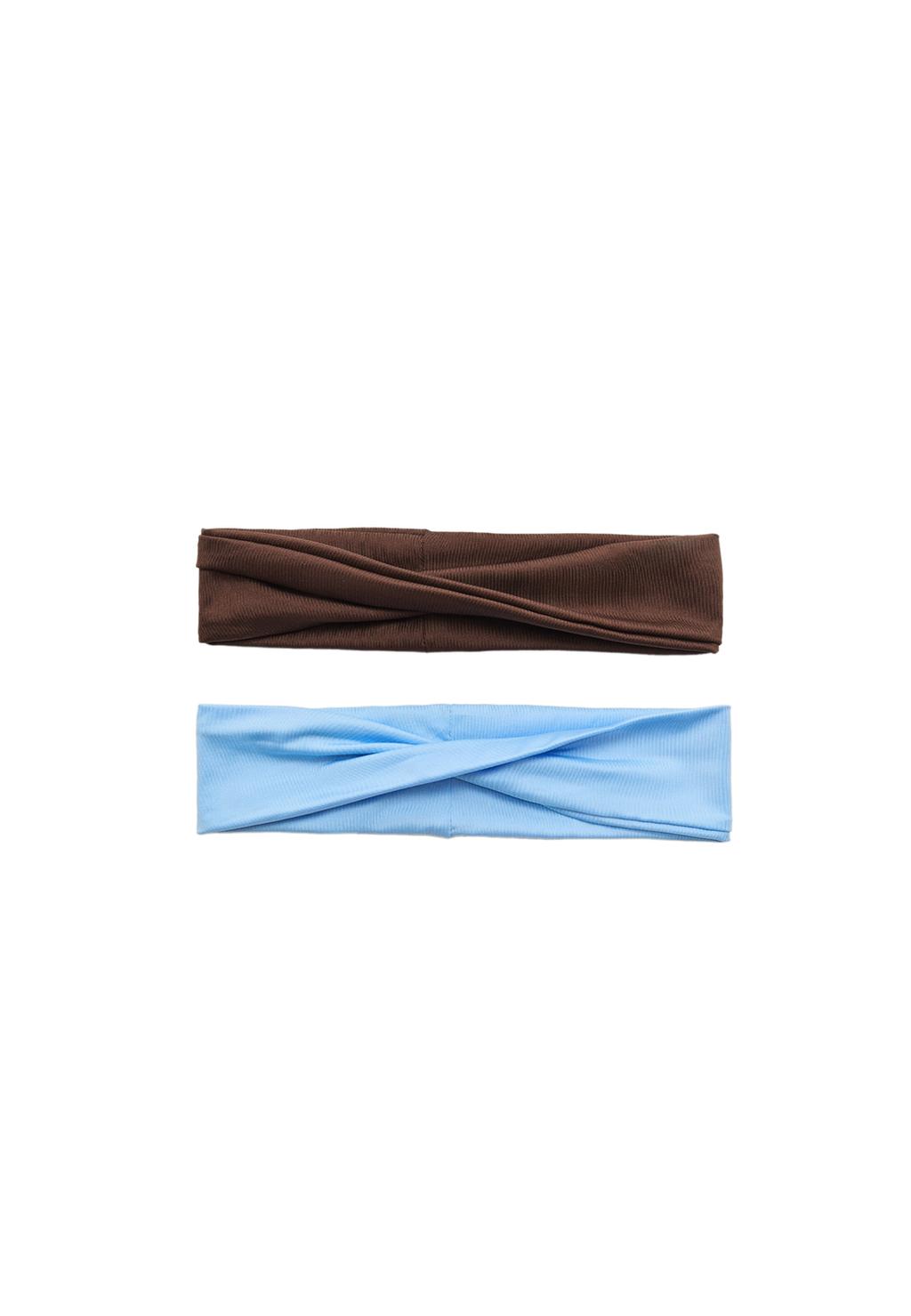 Set of 2 elasticated hair bands