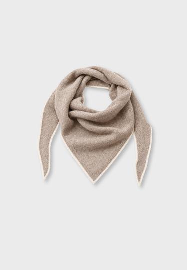 Triangular scarf — Stone 1