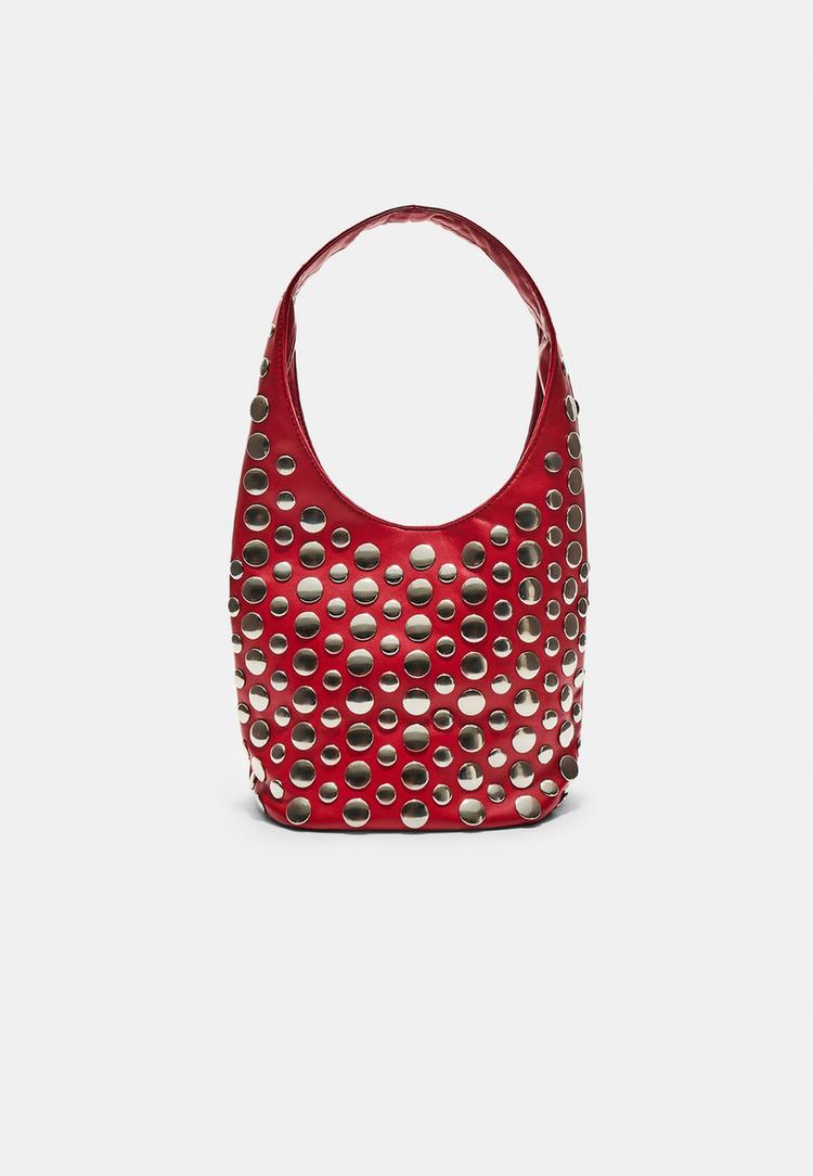 bolso hombro tachas