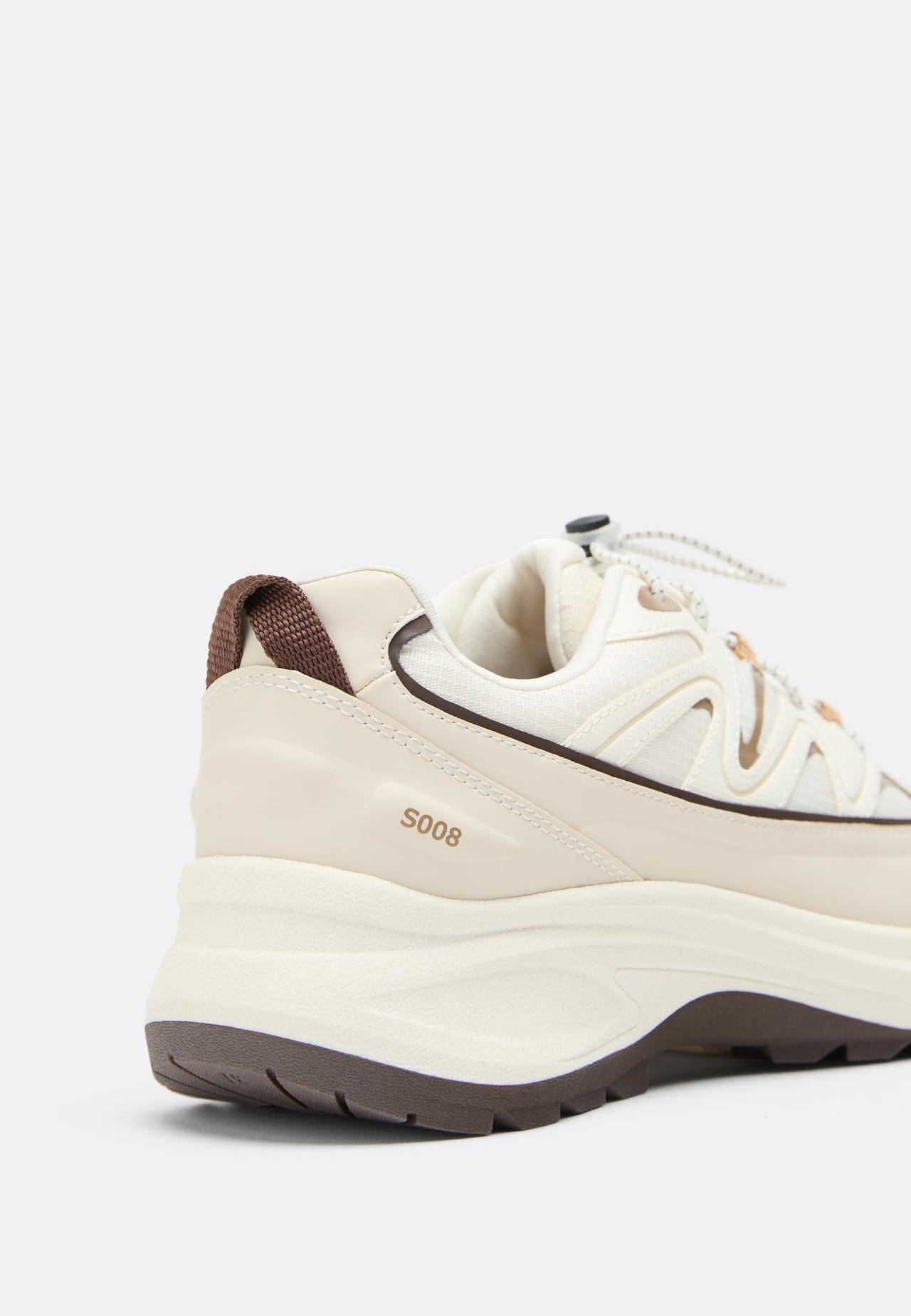 S008 track trainers — ECRU