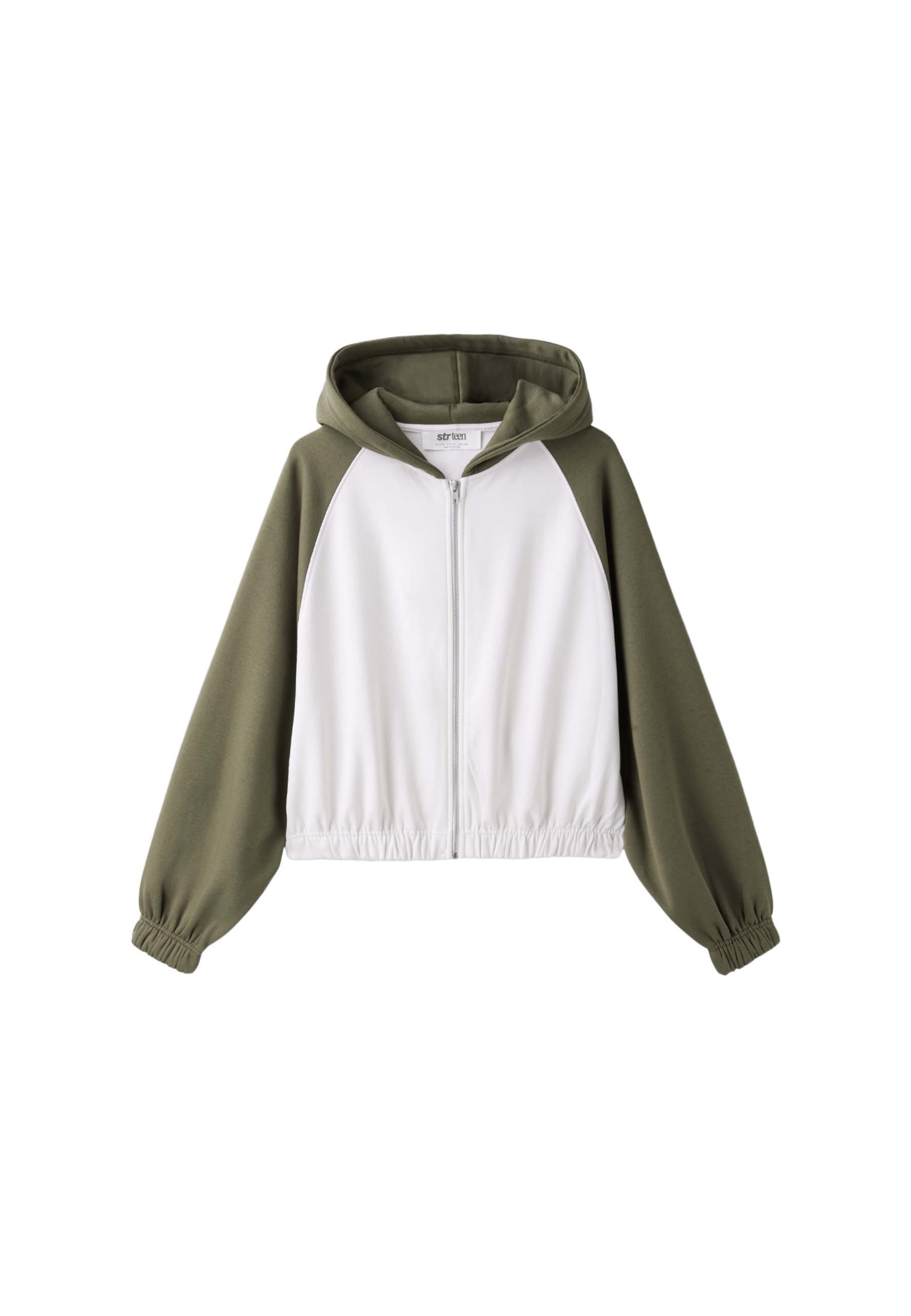 Zip-up hoodie — Khaki