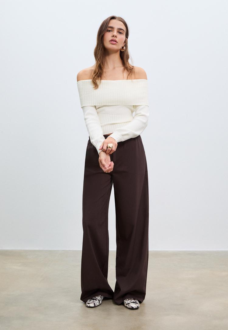 pantalon largo fluido vestir