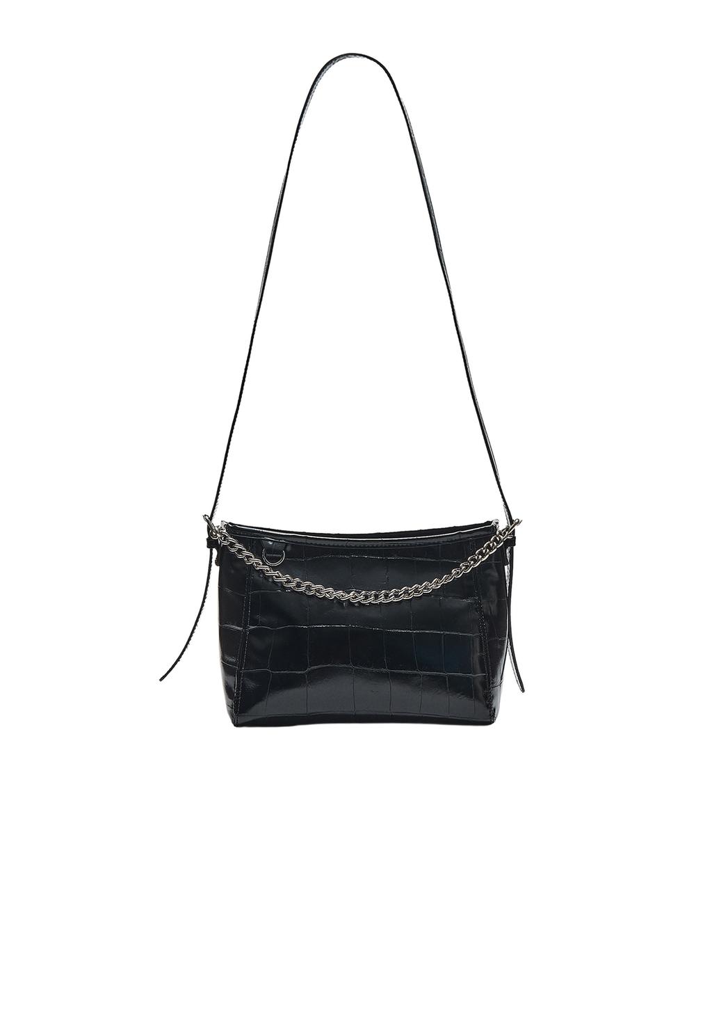 Bolso bandolera efecto coco cadena