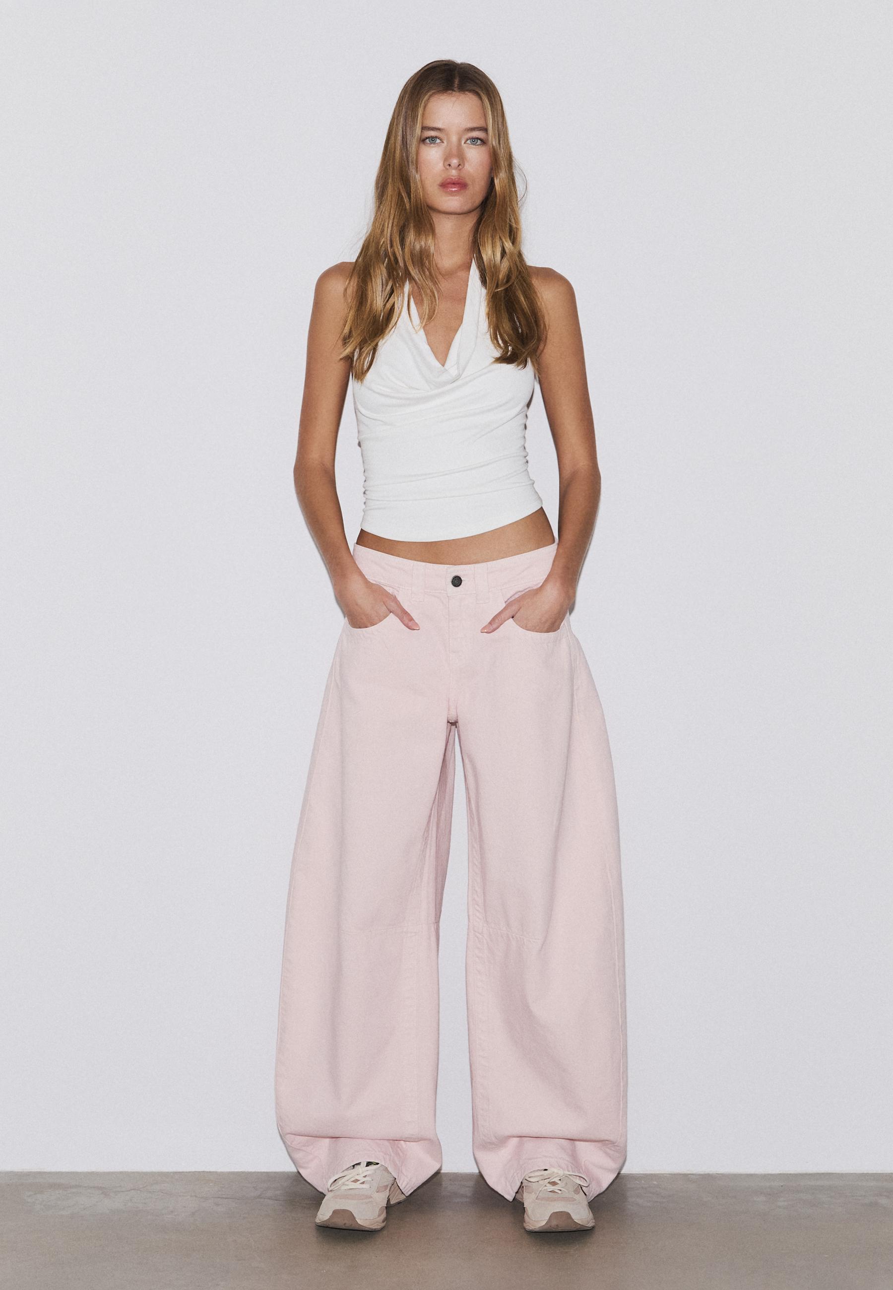 Drapeli halter top - Görsel 3
