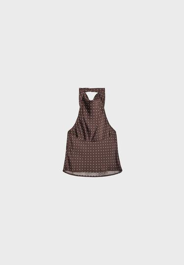 Satin halter top — TRANSPARENT 8