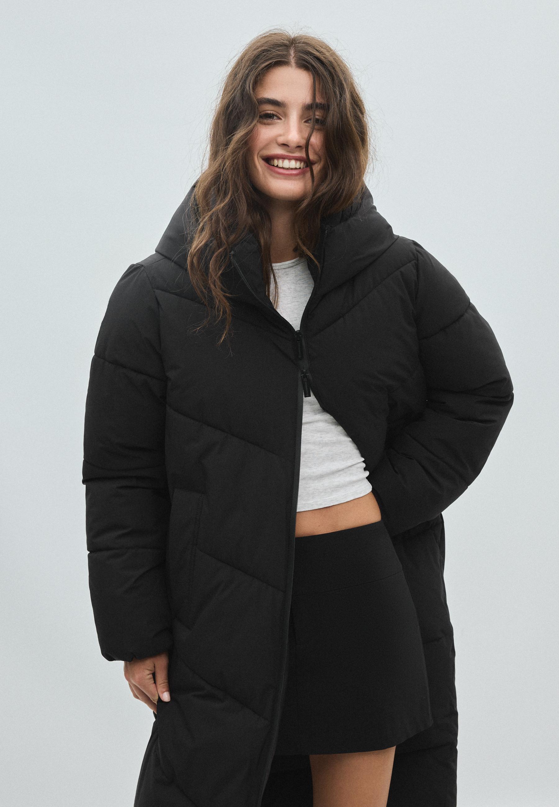 Basic down jacket — Black