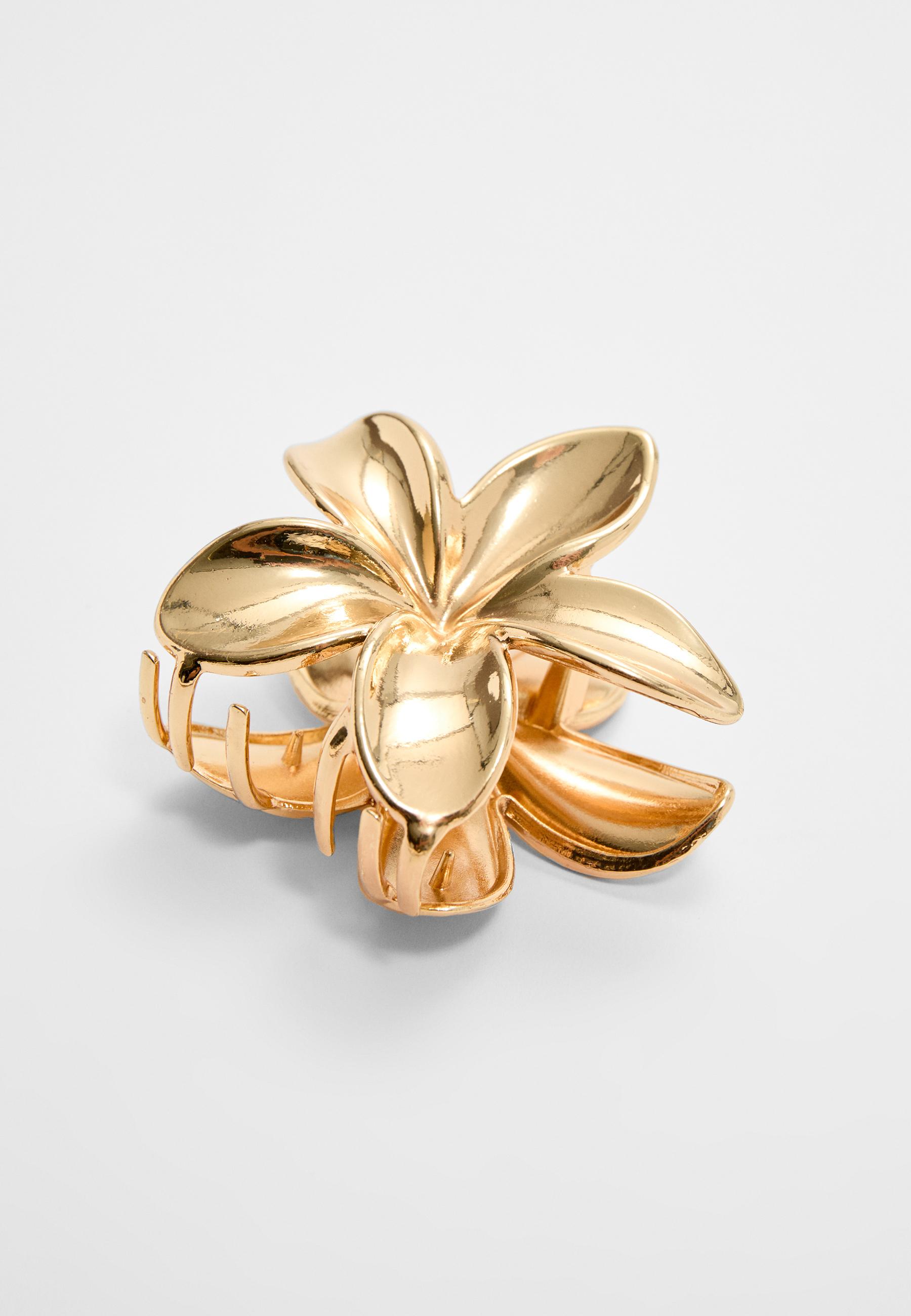 Set van 3 bloemhaarspelden - Mode voor dames | Stradivarius