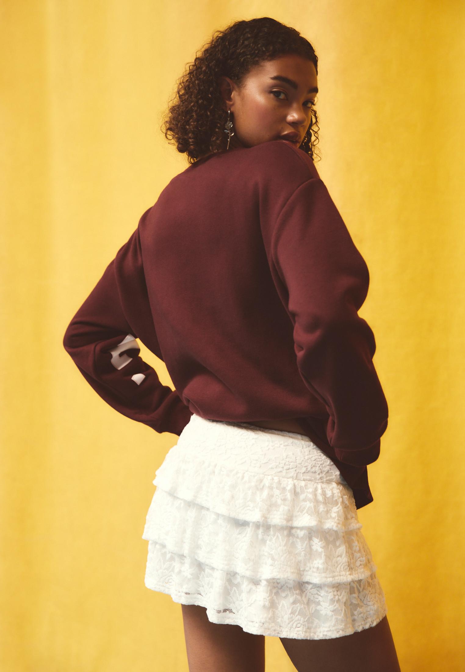 Lace skort — Ecru