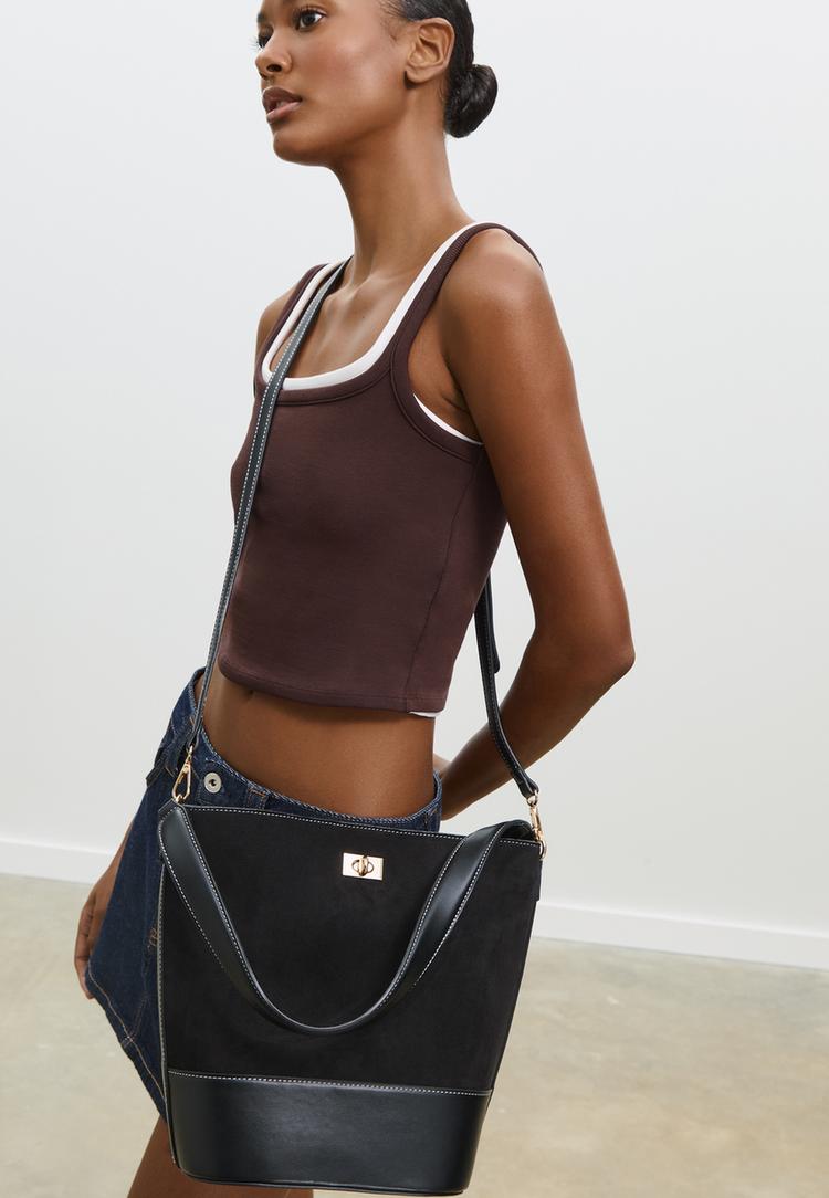 bolso bucket combinado