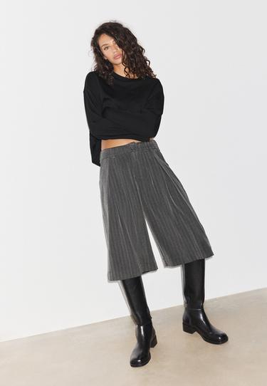 Tailored Bermuda shorts — Dark grey 1