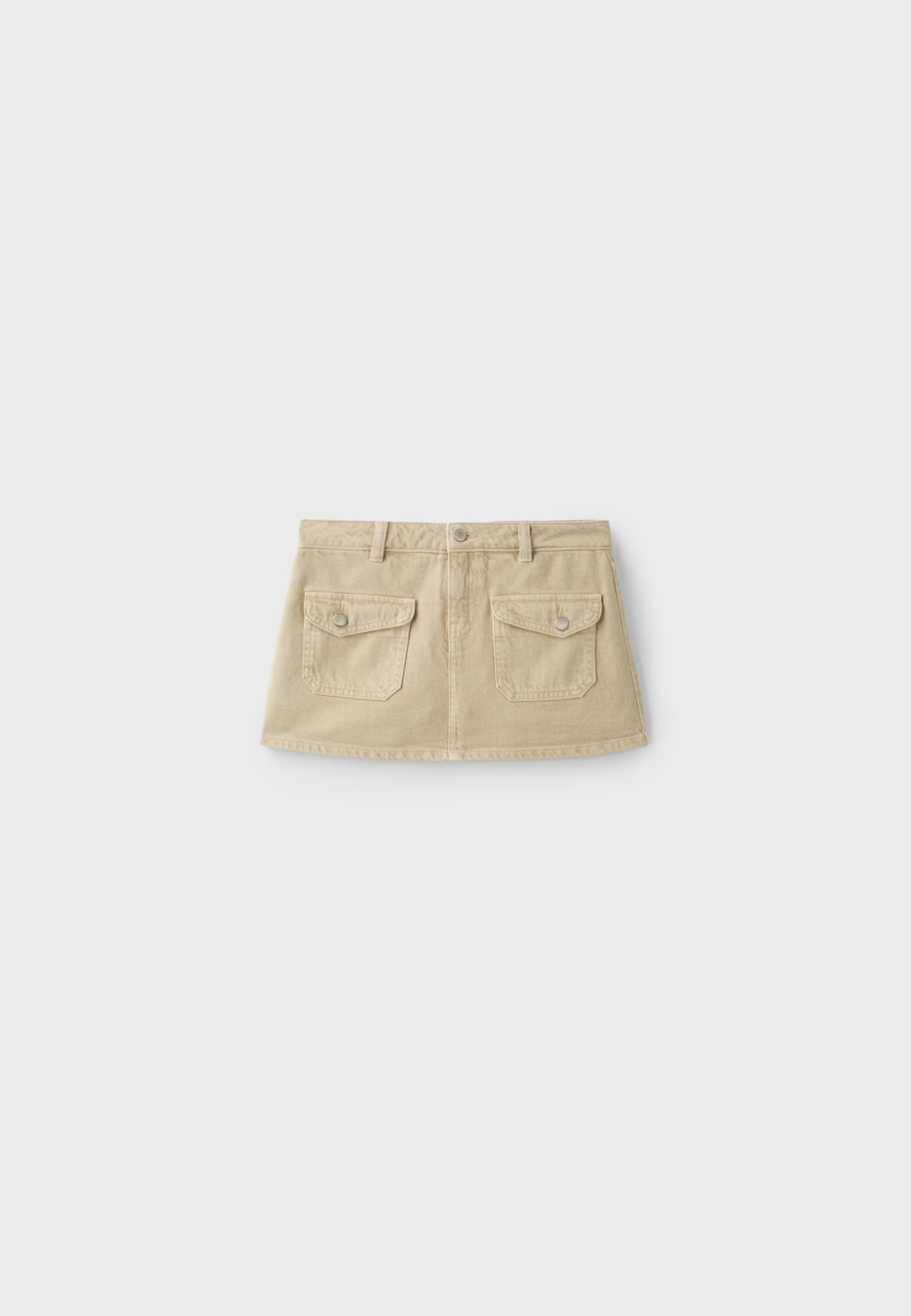 Cargo skort — Beige