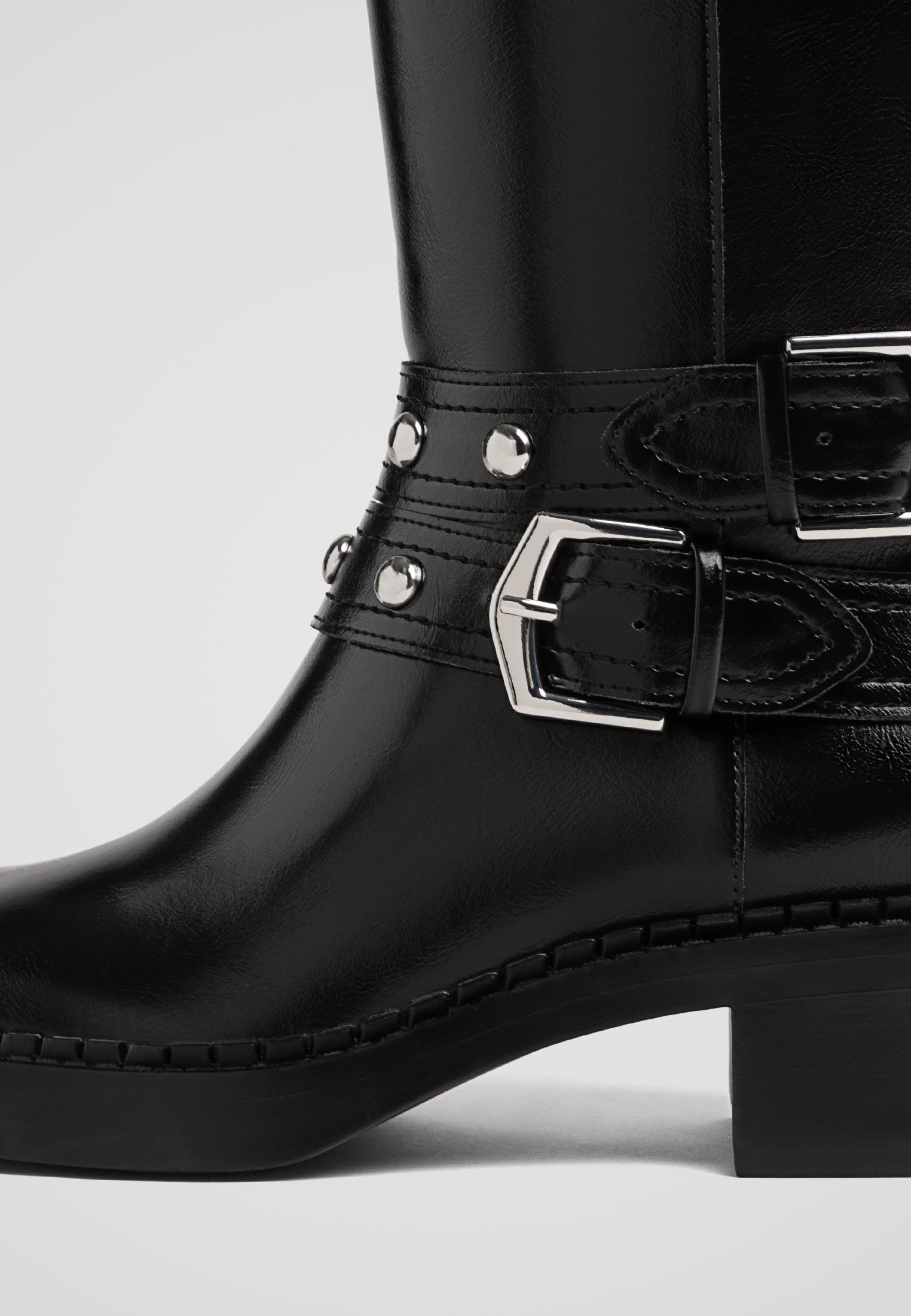 Buckle boots womens online