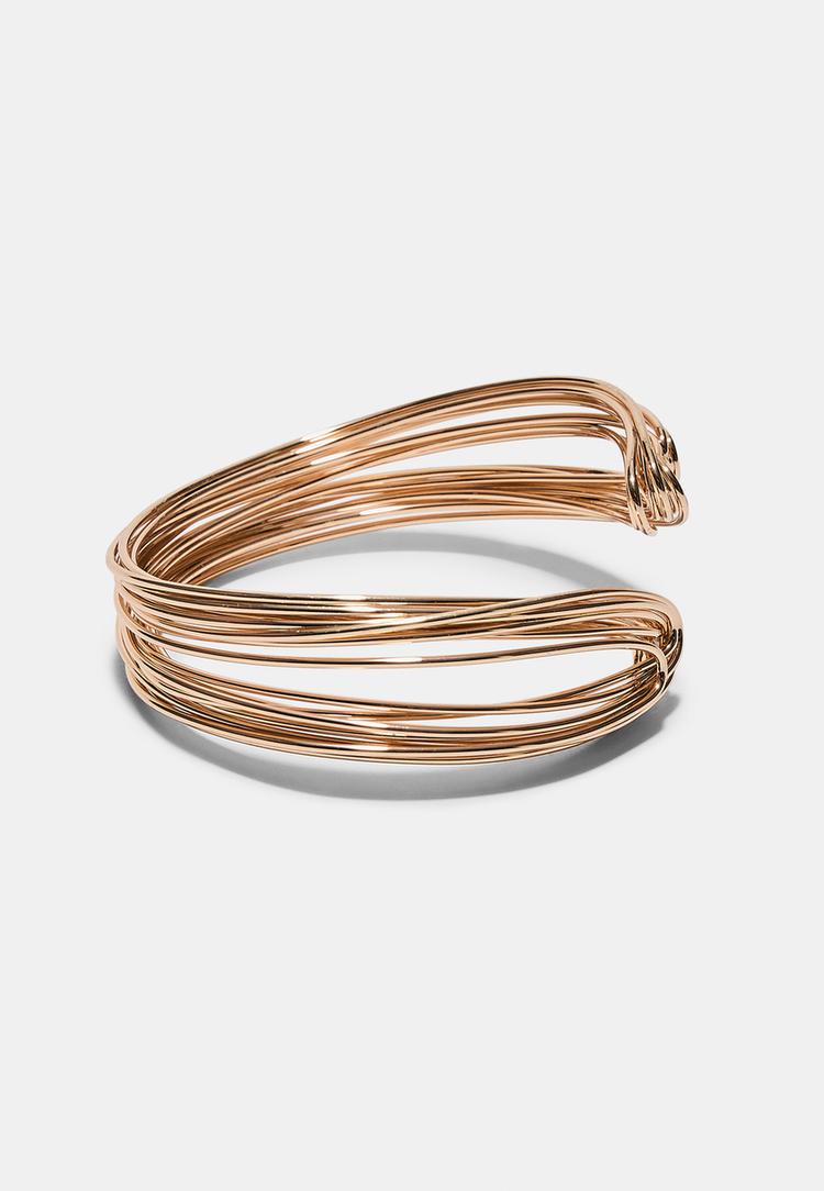 pulsera rigida multi hilo metalico