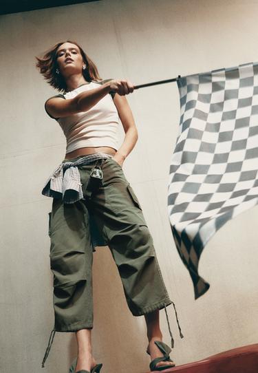 Pirate cargo trousers — Khaki 2