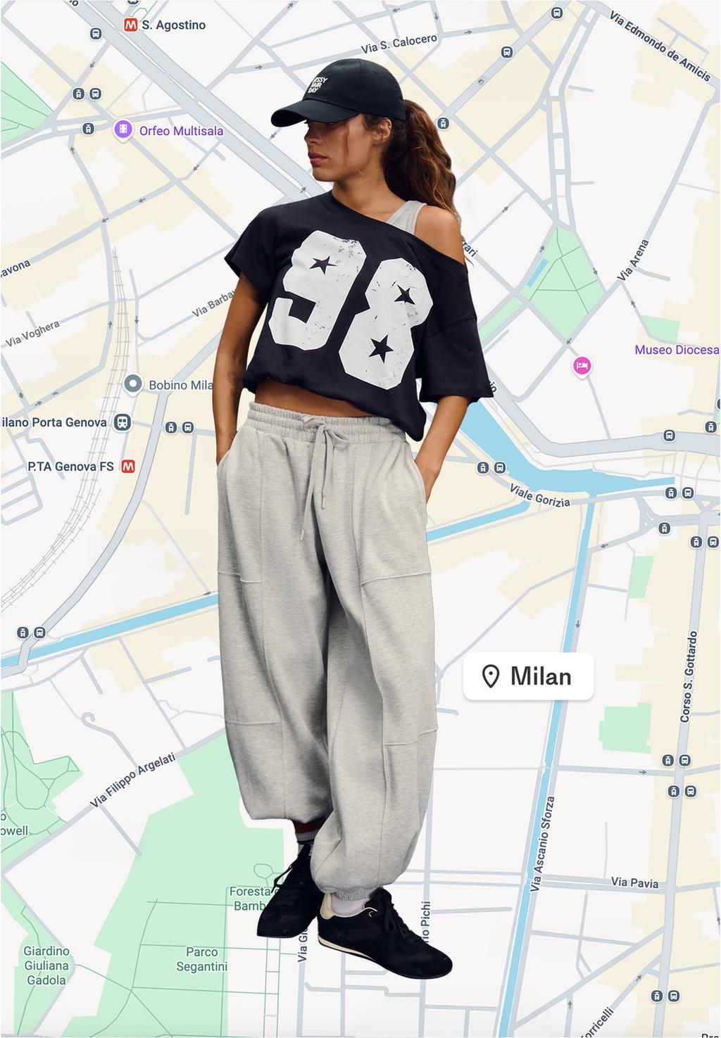 Balloon plush joggers